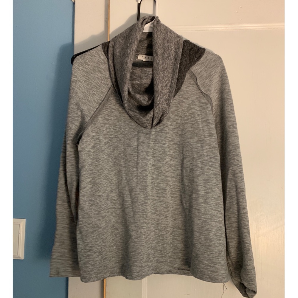 Grey Cowl neck Sweater